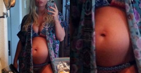 Ciężarna Jessica Simpson w stroju kąpielowym! (FOTO)