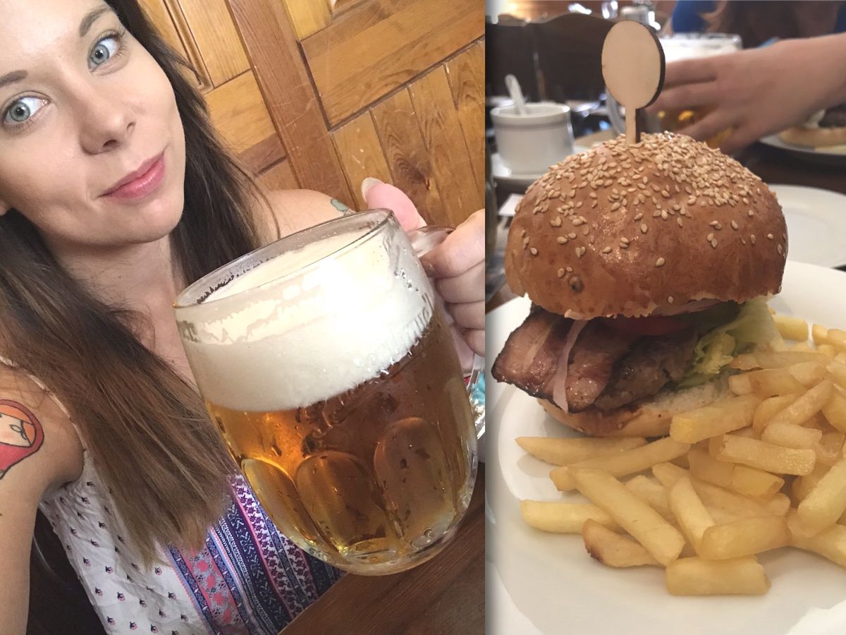 U Bansethů można spróbować klasyków, jak i np. burgera z kaczką
