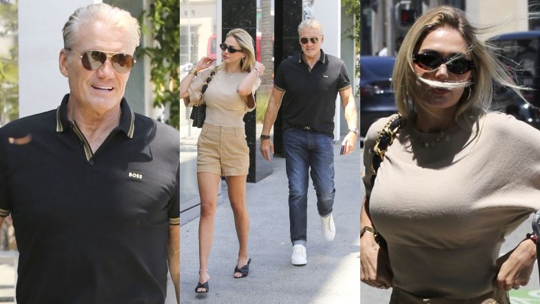 Dolph Lundgren zabrał na lunch młodszą o 39 lat żonę