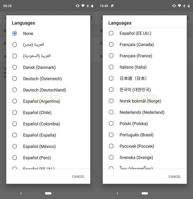 Języki wspierane przez Google Assistant