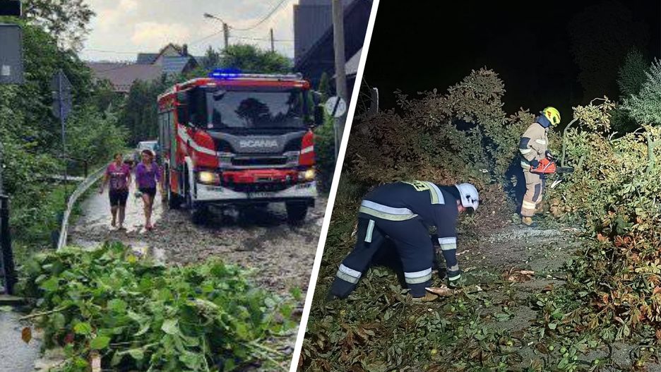 Usuwanie skutków nawałnic nad Polską