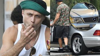 Maciej Zakościelny odsłonił mięśnie i pałaszował wegańskie frykasy. Potem wsiadł do KULTOWEGO cabrio [ZDJĘCIA]