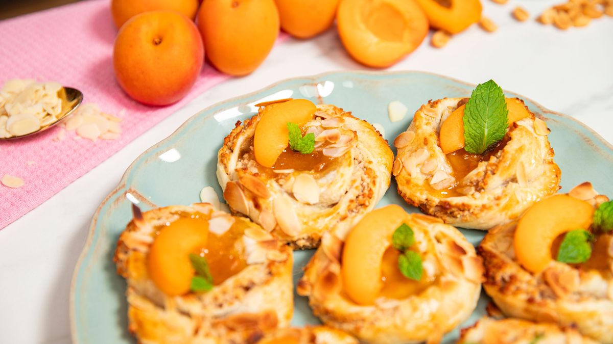 Drożdżówki z morelą