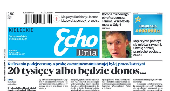 Naczelny i wydawca biuletynu „Wiem” oskarżyli wójta przed wyborami samorządowymi. Teraz publikują przeprosiny w "Echo Dnia"