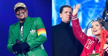 Marina i Wojciech Szczęsny spotkali się z Black Eyed Peas. Ujawniono, o czym rozmawiali