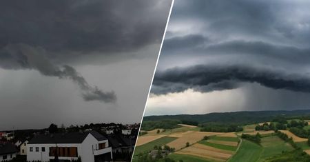Zdjęcia budzą grozę. Pokazują, jak burze suną nad Polską