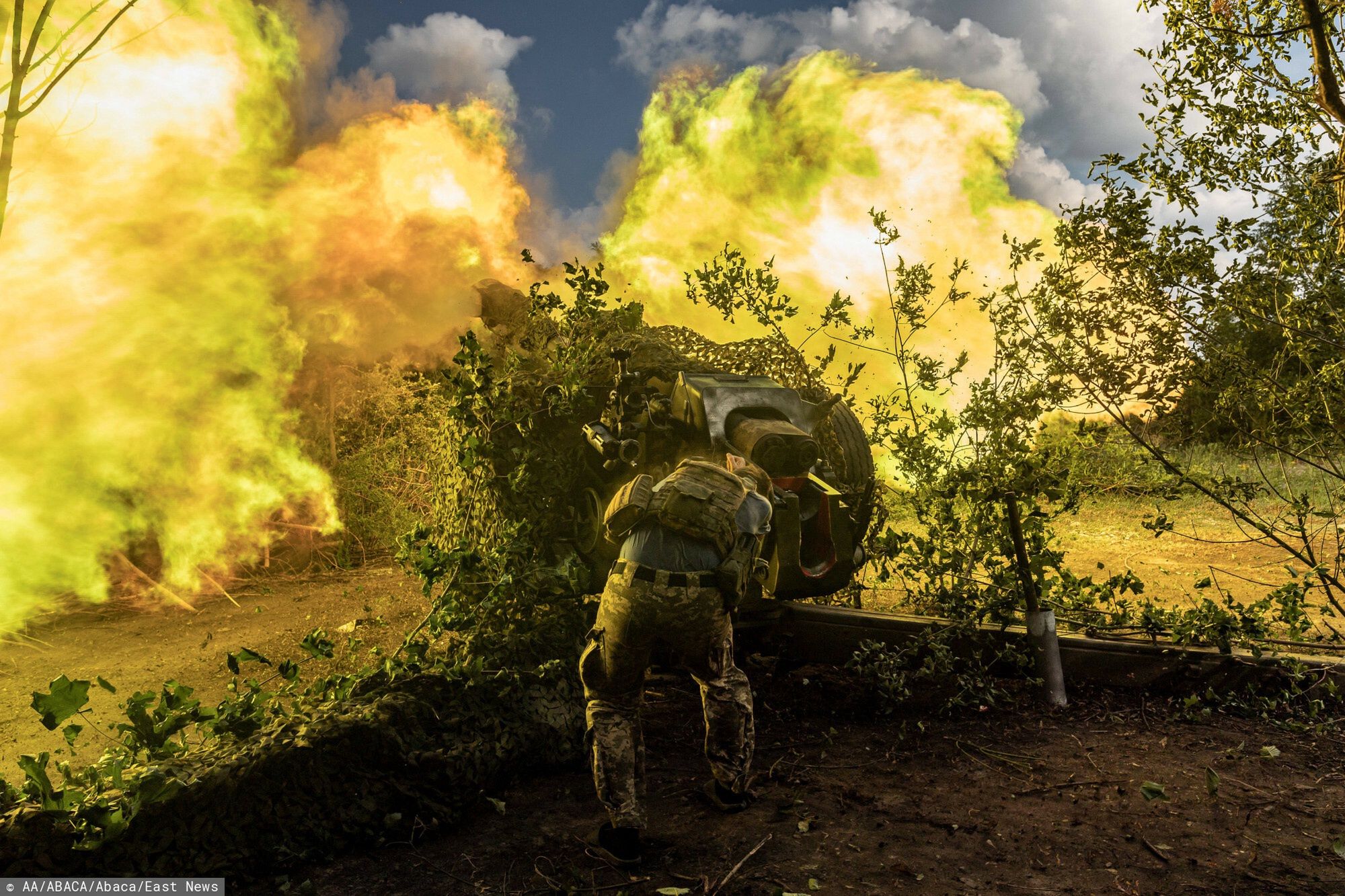 Temporary
DONETSK OBLAST, UKRAINE - AUGUST 12: Ukrainian soldiers fire with D-30 artillery at Russian positions in the direction of Klishchiivka as the Russia-Ukraine war continues in Donetsk Oblast, Ukraine on August 12, 2023. Diego Herrera Carcedo / Anadolu Agency/ABACAPRESS.COM
AA/ABACA
