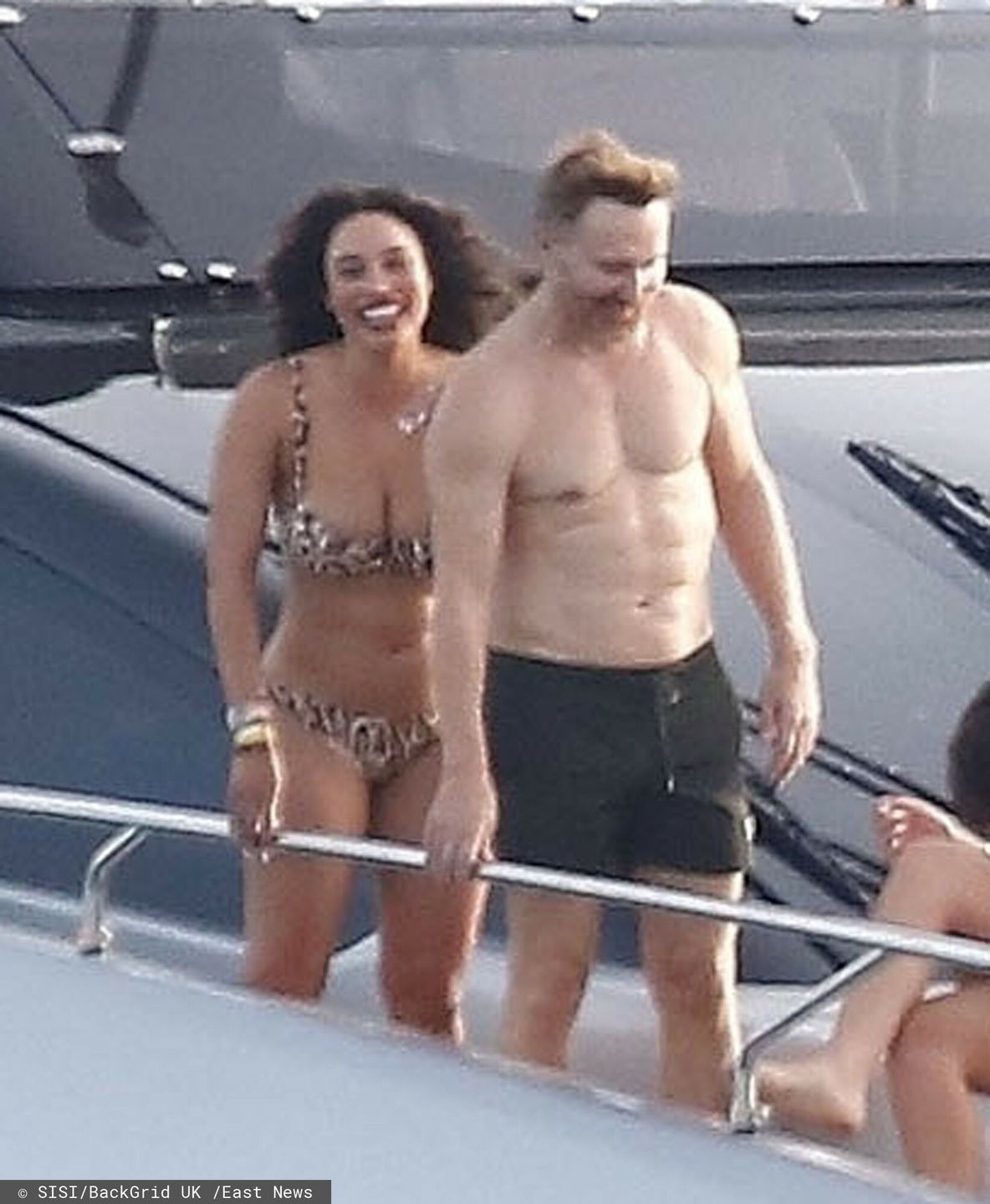 David Guetta z partnerką na jachcie