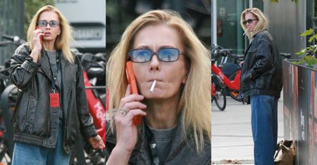 Nonszalancka Anita Sokołowska kopci fajkę za fajką na Festiwalu Filmowym w Gdyni (ZDJĘCIA)