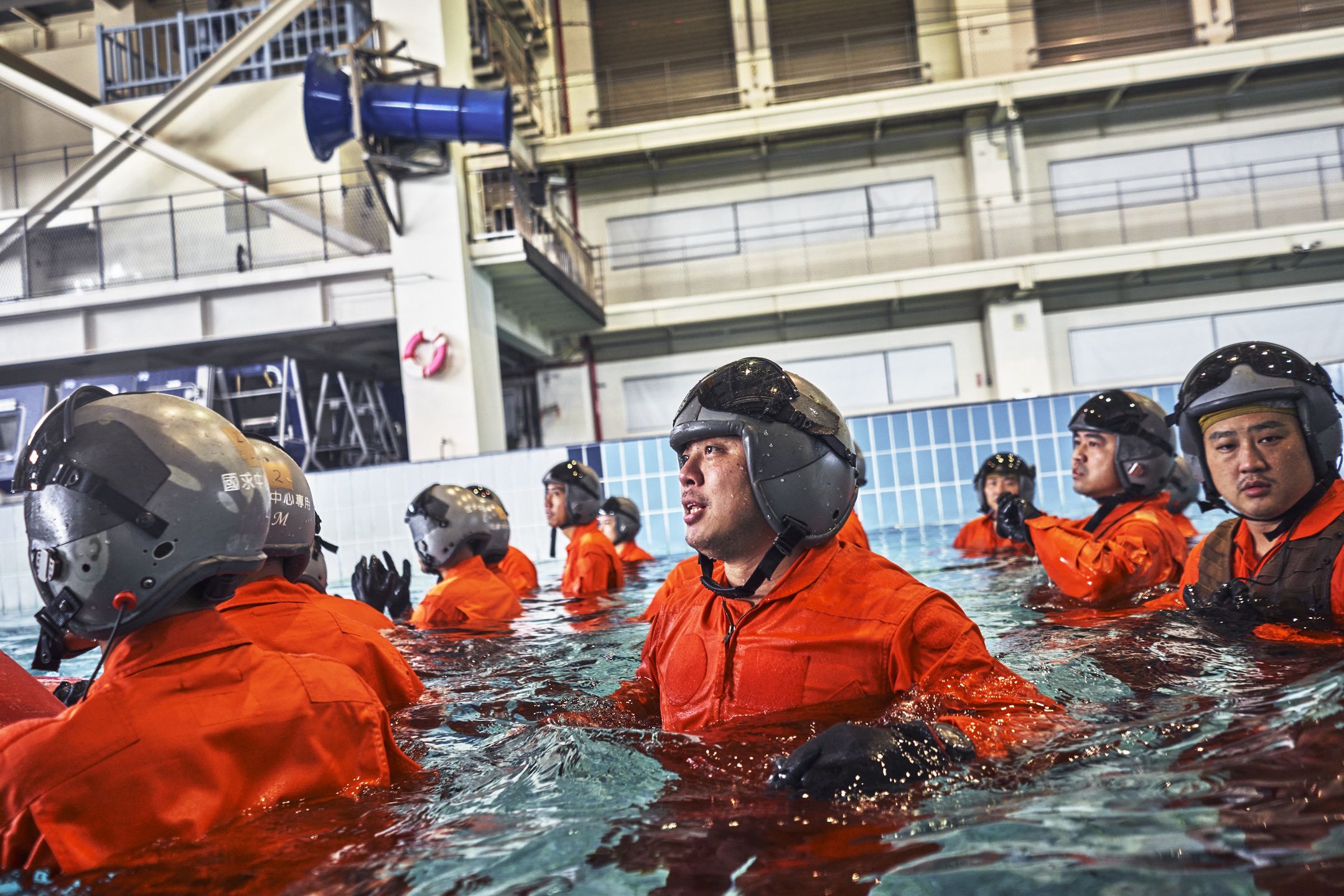Taiwan military pilotsMembers of the Republic of China, Taiwan, Air Force, participate in a water training exercise for emergency water landings in the event of a helicopter water landing. Kaohsiung, Taiwan.November, 30th 2022(Photo by An Rong Xu/For The Washington Post via Getty Images)The Washington Post