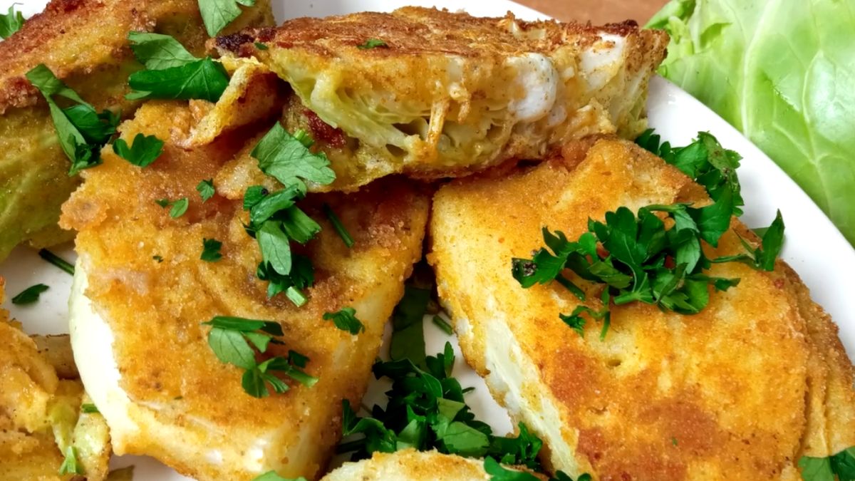 Kotlety z młodej kapusty - Pyszności