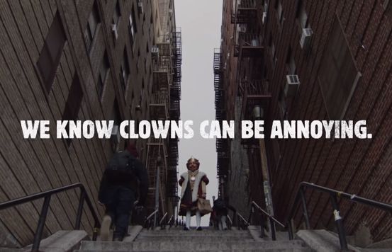 Słynne schody z filmu "Joker" w kampanii Burger Kinga