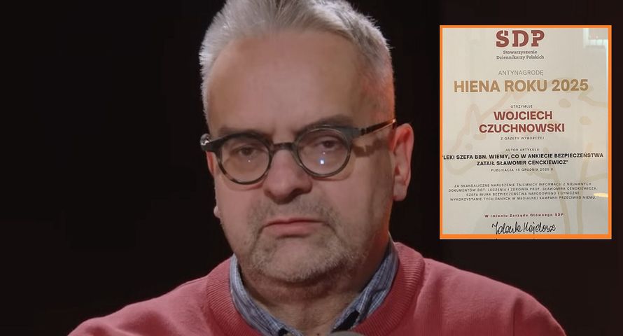 Wojciech Czuchnowski znów z Hieną Roku. Za tekst o lekach szefa BBN