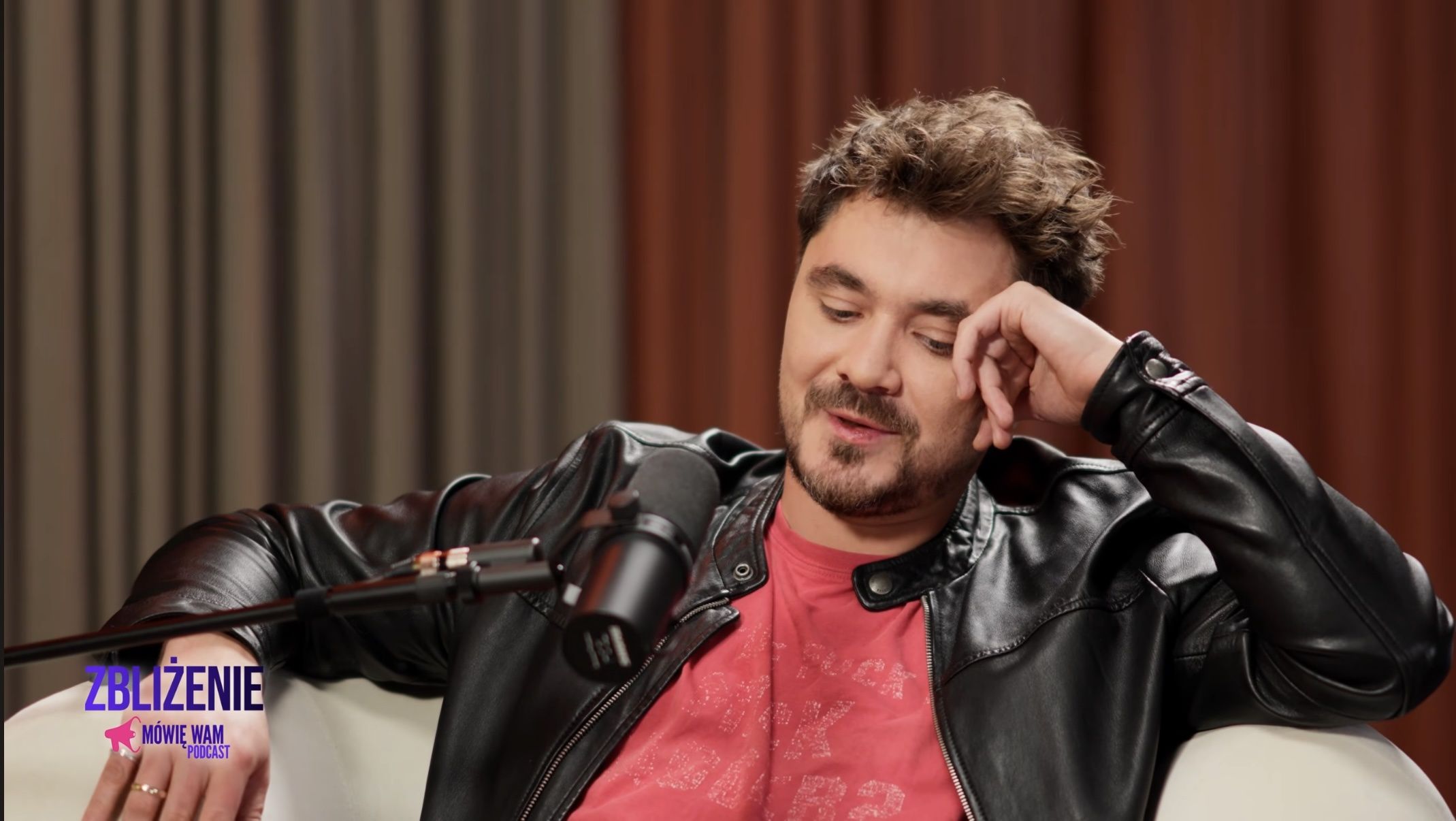 Daniel Martyniuk podczas rozmowy 
