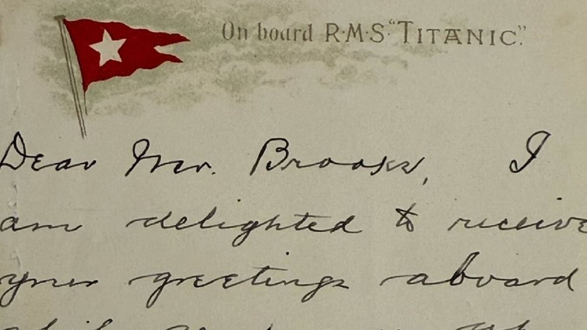 List na aukcji osiągnął rekordową kwotę