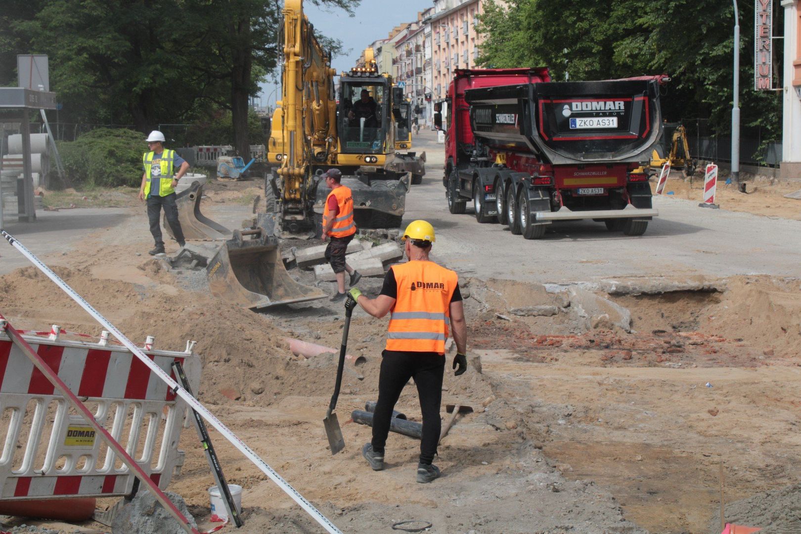PRZEBUDOWA ULICY ZWYCIĘSTWA W KOSZALINIE KOLEJNY ETAP