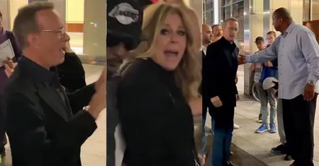 Rozwścieczony Tom Hanks KRZYCZY na fanów osaczających jego żonę: "ODPIE*RZCIE SIĘ!" (WIDEO)