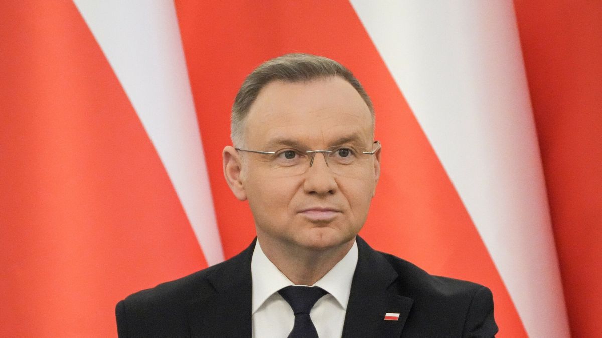 Uroczysto?? dokonania zmian w sk?adzie Rady Dialogu Spo?ecznego
27.02.2025 Warszawa Uroczystosc dokonania zmian przez Andrzeja Dude w skladzie Rady Dialogu Spolecznego, wreczenie odznaczenia panstwowego oraz plenarne posiedzenie Rady fot. Marysia Zawada/REPORTER
N/z: Andrzej Duda
Marysia Zawada/REPORTER