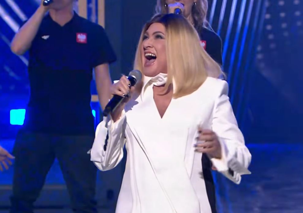 Beata Kozidrak na scenie Gali Mistrzów Sportu