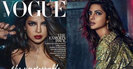 Priyanka Chopra zalotnie zerka zza woalki