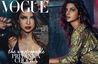 Priyanka Chopra zalotnie zerka zza woalki