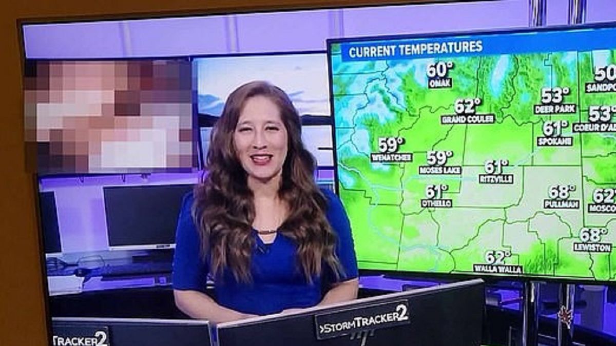 Zamiast pogody wyświetlono 13-sekundowy film pornograficzny.