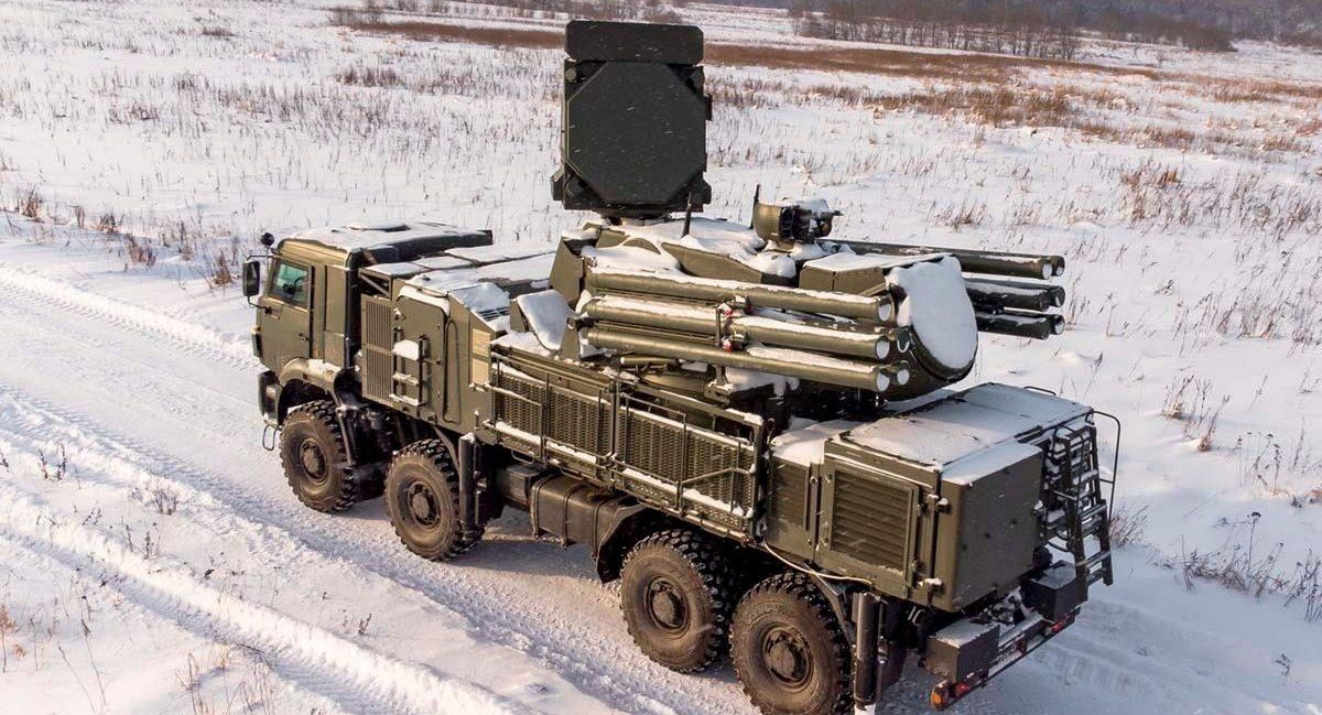 "Iracki" Pancyr-S1 zauważony w Ukrainie