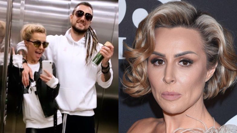 Blanka Lipińska i Aleksander Milwiw-Baron