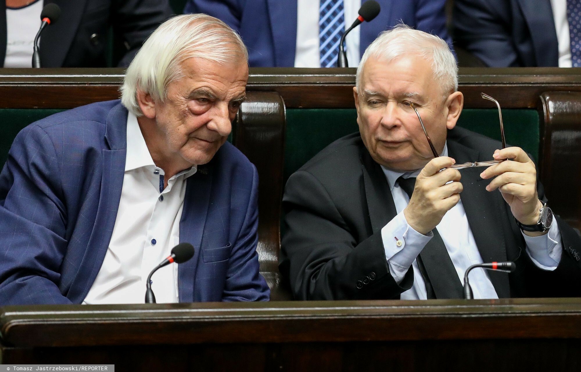 Jarosław Kaczyński i Ryszard Terlecki