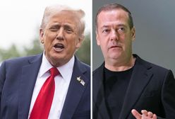 Trump ostro o Miedwiediewie. Były prezydent Rosji odpowiada