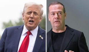 Trump ostro o Miedwiediewie. Były prezydent Rosji odpowiada