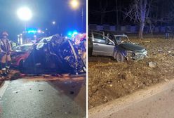 Trzy rozbite auta i zablokowana ulica. Akcja służb w Warszawie