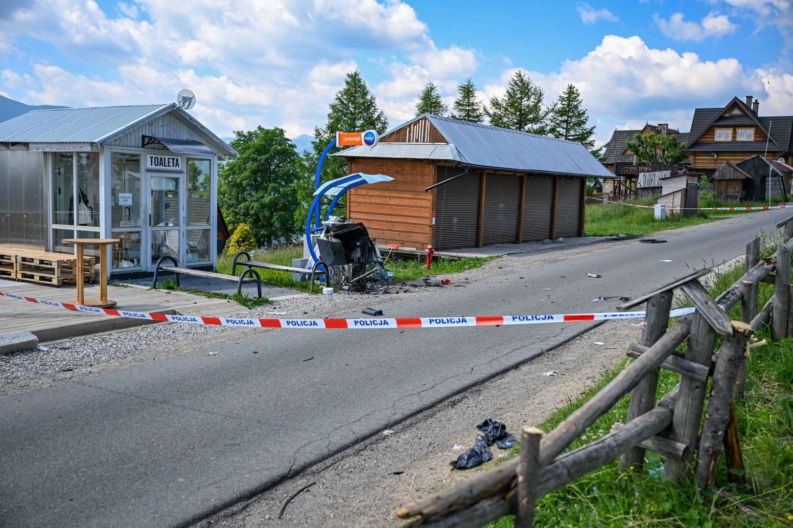 Wysadzone bankomaty na Gubałówce