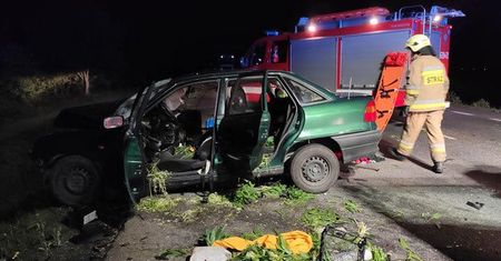 Po wypadku uciekł, zostawiając ciężko ranną pasażerkę. Jest w rękach policji