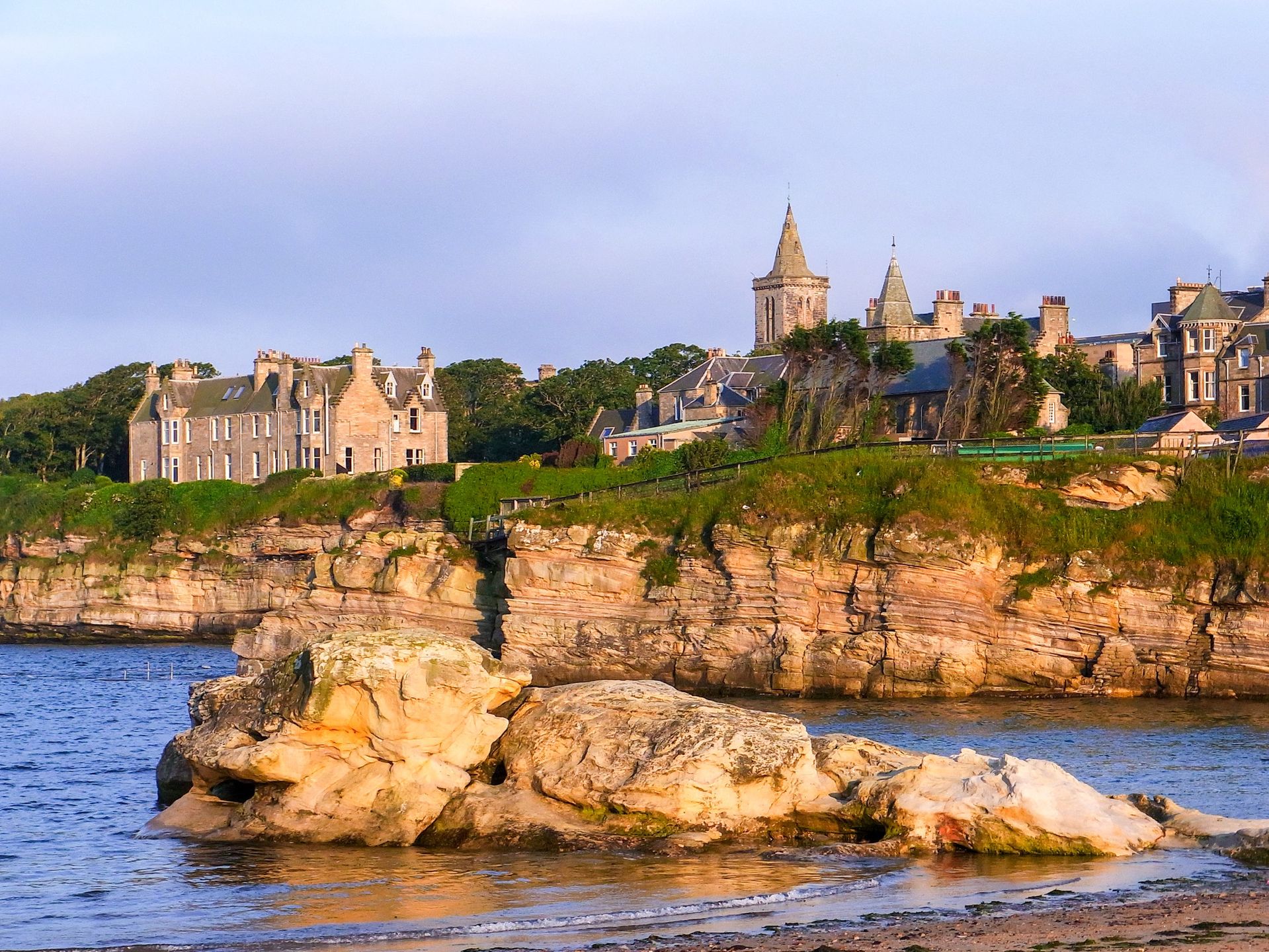 Wybrzeże miasta St. Andrews