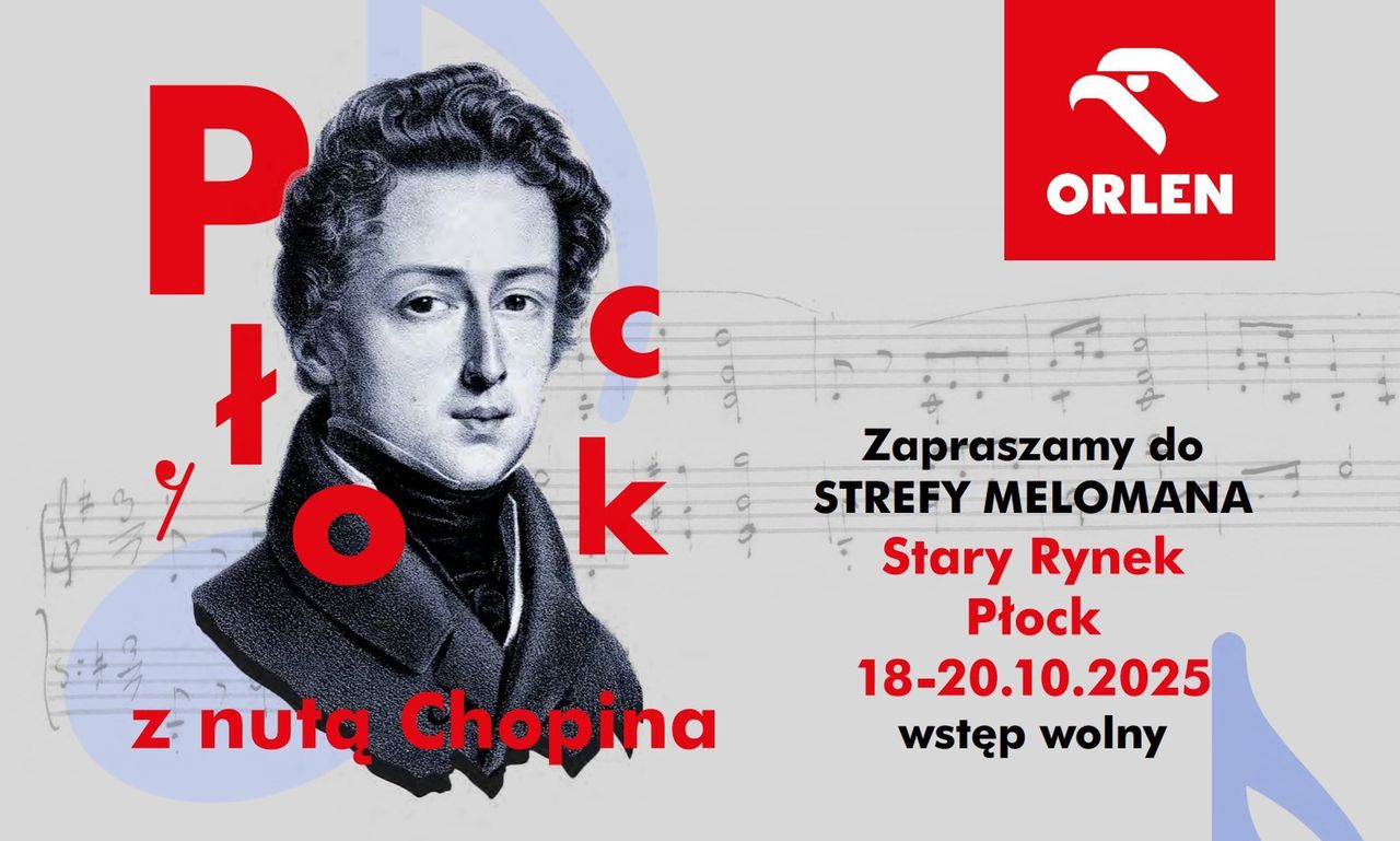 ORLEN otwiera Strefy Melomana. Muzyka Chopina zabrzmi w siedmiu miastach w Polsce