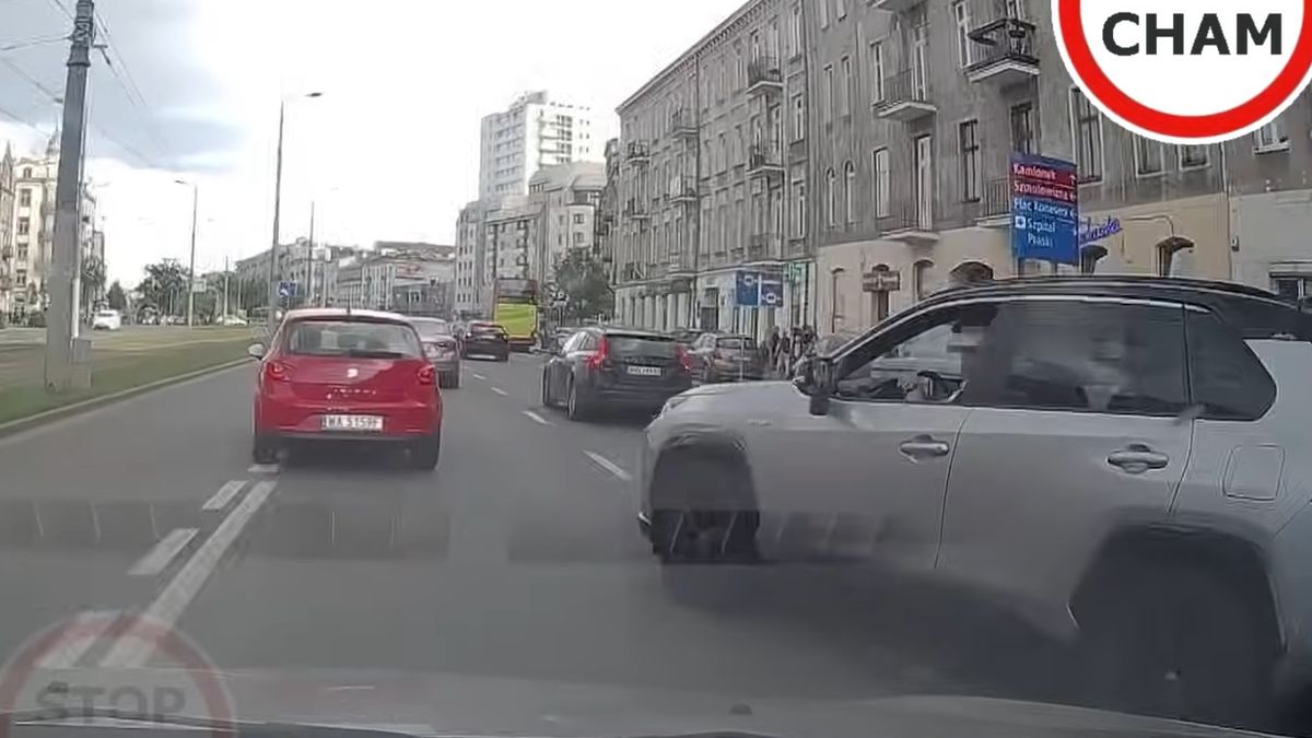  Pokazał nagranie z warszawskiej Pragi 