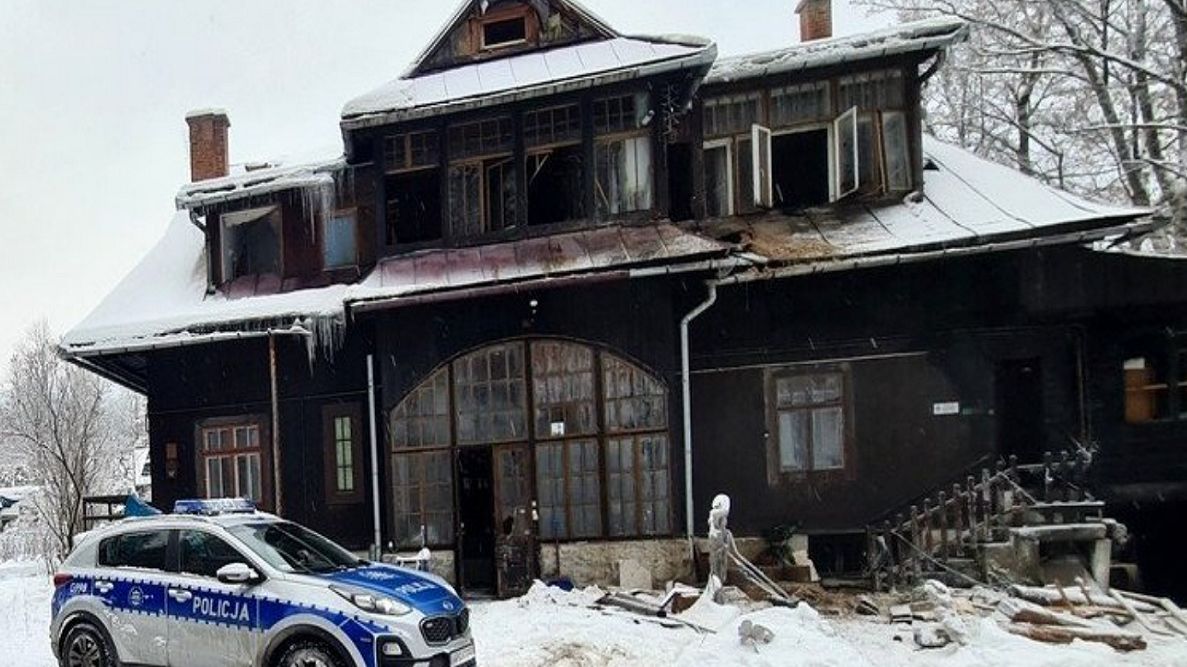 Zakopiańska zabytkowa willa stanęła w płomieniach. Niedawno kupił ją deweloper