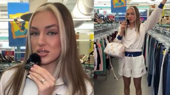 Odmieniona (?) Caroline Derpienski nadaje z CIUCHLANDU i staje w obronie osób kupujących używaną odzież: "Klasa nie ma ceny". Uderzyła też w Anetę Glam