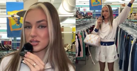 Odmieniona (?) Caroline Derpienski nadaje z CIUCHLANDU i staje w obronie osób kupujących używaną odzież: "Klasa nie ma ceny". Uderzyła też w Anetę Glam