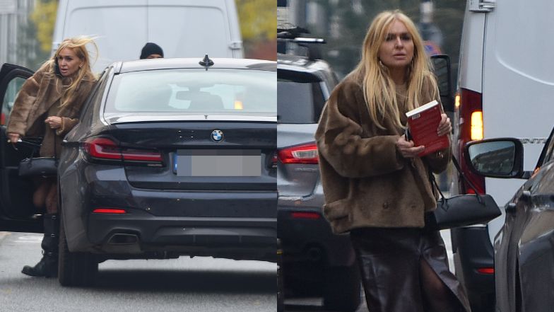 Monika Olejnik łamie przepisy drogowe