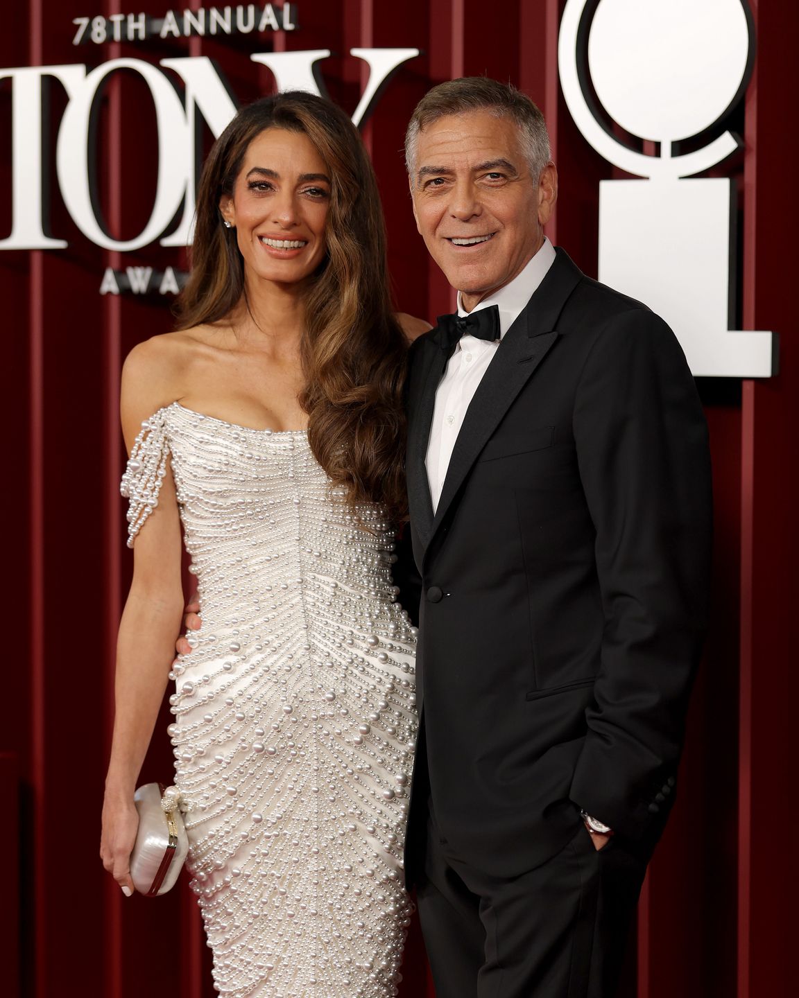 George i Amal Clooney na gali Tony Awards