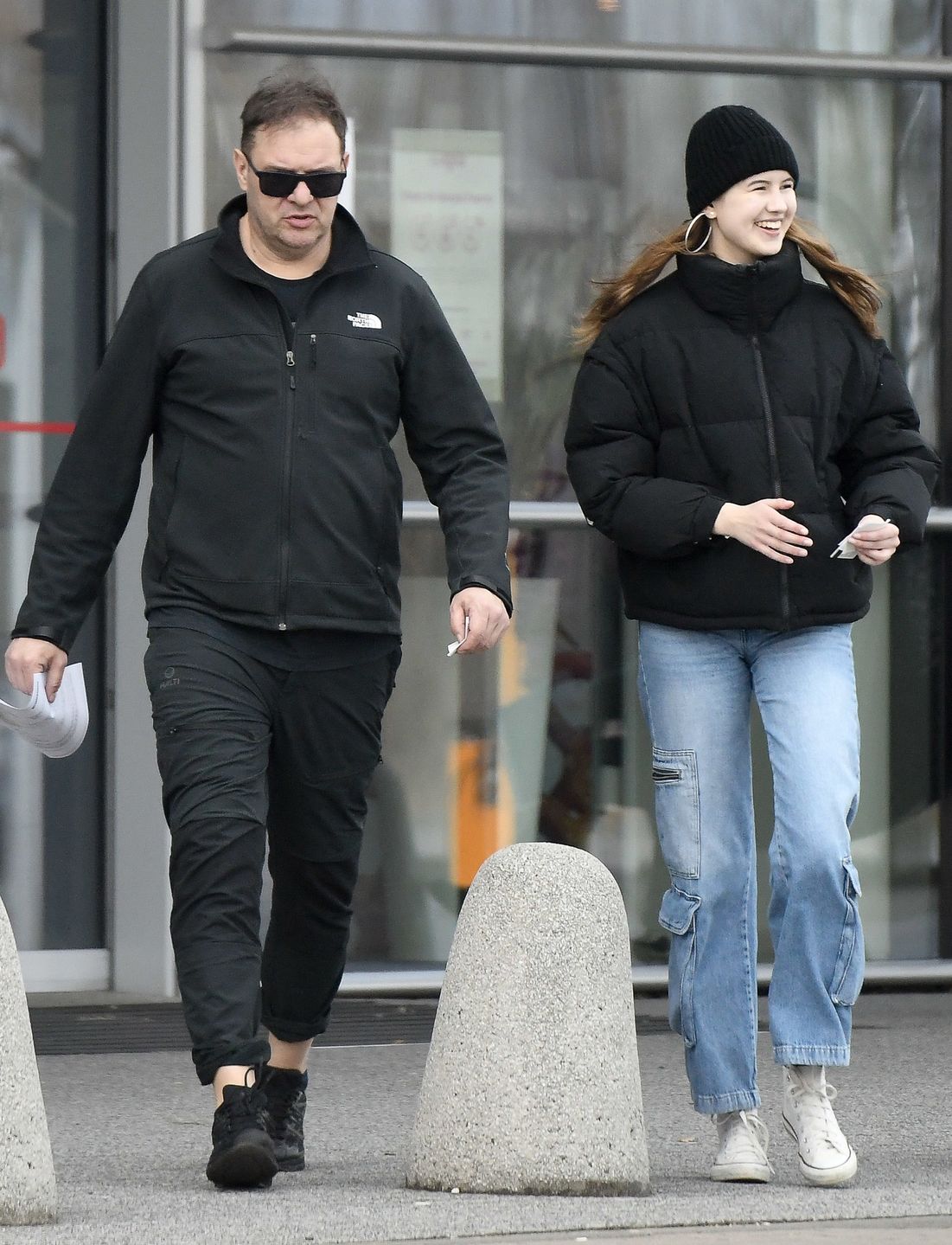 Tomasz Karolak z córką