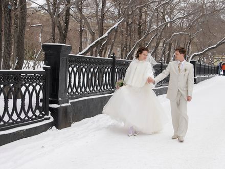Ślub z zimową posypką