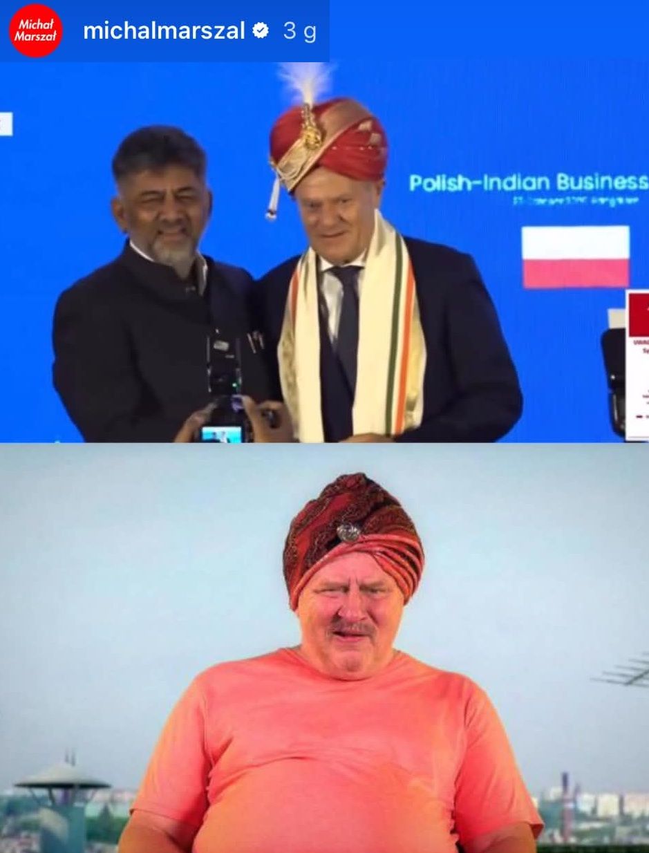 Mem o Donaldzie Tusku
