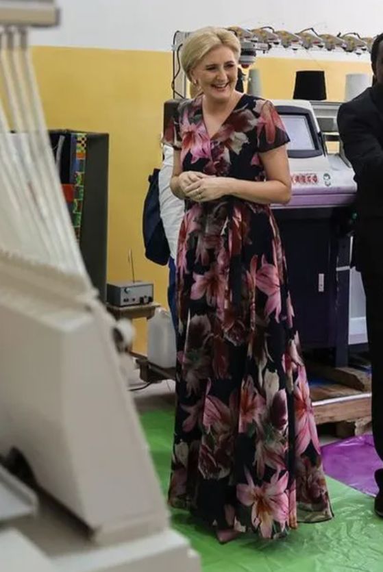 Agata Duda odwiedziła szkołę w Karen