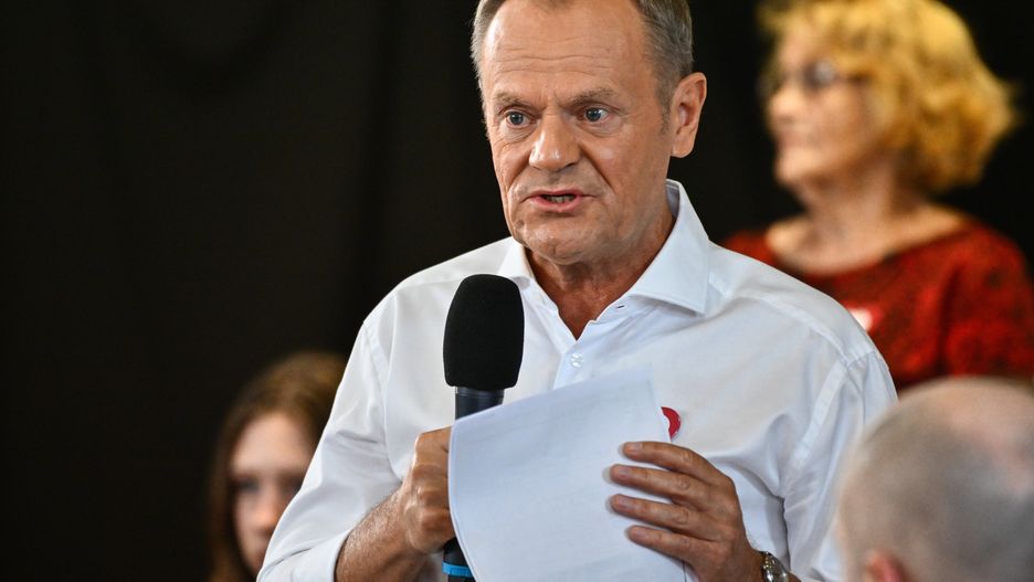 Spotkanie Donalda Tuska z mieszkańcami Mińska Mazowieckiego