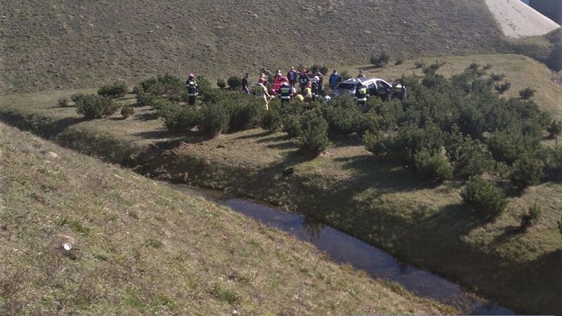 Wrocław. Przeleciał 100 metrów swoim BMW. Niebezpieczny wypadek na obwodnicy
