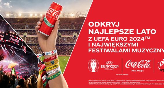 Coca-Cola szykuje się na Euro 2024. Startuje loteria z biletami