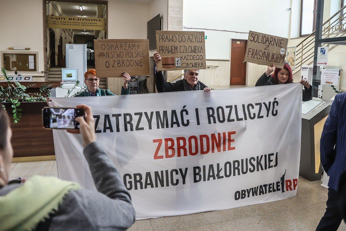 W sądzie pojawili się też sympatycy legendy wrocławskiej Solidarności